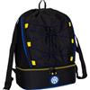 Seven Sacca Inter Con Fondo Rigido Porta Scarpe, Zip Bicolore, Puller Personalizzati e Elastico Porta Borraccia, prodotto ufficiale
