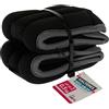 UPFIT - Set di 2 manubri morbidi e regolabili - Morbidi per esercizi di costruzione muscolare e tonificazione - Da posizionare su polsi o caviglie - Peso: 0,5 kg ciascuno