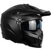 One by Camamoto | Casco Scooter e Moto, Track Jet, Nero Opaco, Integrale con Mentoniera Estraibile, Omologato ECE R22-06, Taglia M (57-58 cm)