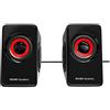 Mars Gaming MS1, Altoparlanti da Gioco 10W, sSubwoofer, 3.5mm Jack e USB, 6 Driver Audio