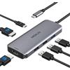 MOKiN Adattatore USB C 6 in 1 Hub USB C Doppio HDMI con 2 HDMI 4K
