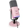 FIFINE USB Gaming Microfono Dinamico per PC PS4 PS5, XLR Micrófono Streaming per Podcasting, Cardioide Microphone per Registrazione Vocale
