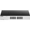D-Link GO-SW-16G Gigabit Easy Ethernet Gigabit Desktop Switch, nero