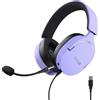 GXTrust Fayzo Cuffie Gaming USB Over-Ear con Audio Surround 7.1, Porpora