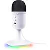 GXTrust Yami Microfono a Condensatore USB da Streaming per Podcast, Bianco