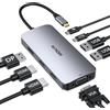 MOKiN Docking Station USB C Doppio HDMI 8 in 1 Adattatore Hub 3 Monitors