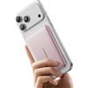 Baseus Picogo AM41 Power Bank, Ultra Slim 5000mAh Magsafe Powerbank, Ricarica Rapida PD 20W, Portatile, Magnetico Batteria Esterna Wireless con cavo USB C per iPhone 17/16/15/14/13/12, Rosa