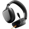GLORIOUS GHS Eternal - Cuffie stereo gaming per PC, PS5, PS4, Xbox, Switch - Driver angolati personalizzati, microfono rimovibile con audio nitido, 3,5 mm - Resistenti, comfort prolungato - Nere