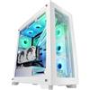 Mars Gaming MC-XP, Case Custom E-ATX, Vetro Temperato a Doppia Finestra, Supporto per il Raffreddamento a Liquido Completo, XXL Gaming Tower, PCI Verticale, USB 3.0, Bianco