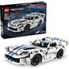 LEGO Technic Dodge Viper GTS-R Sports Car Toy - Model Kit w/ V10 Engine, Steerin