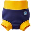 Splash About Happy Nappy Pannolino da Nuoto Riutilizzabile, Navy & Giallo, 0-3 Mesi