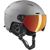 BLACK CREVICE Casco da sci con visiera KIRCHBERG I Casco traspirante uomo e donna con fori per areazione I Casco unisex I Casco adattabile I Alta vestibilità