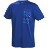 Black Crevice - Maglietta a Maniche Corte da Uomo, Taglia S, Colore Blu Marina 1