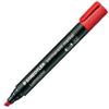 STAEDTLER Marcatore Lumocolor Permanent 350 - punta a scalpello - tratto 2 - 5 mm - rosso - Staedtler (unità vendita 10 pz.)