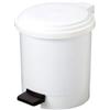 Medial Pattumiera a pedale Ruf - PP - 6 L - diametro 22,5 cm - altezza 26,5 cm - bianco - Medial (unità vendita 1 pz.)
