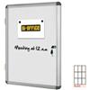 BI-OFFICE Bacheca per interni - fondo bianco magnetico - 9 fogli A4 - verticale - Bi-Office (unità vendita 1 pz.)