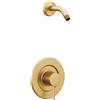 Moen T2192NHBG Align 2,5 GPM Maniglia singola Posi-Temp pressione bilanciata Trim con soffione doccia, oro spazzolato