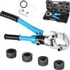 TLGREEN Pressatrice Multistrato,Crimpatrice Multistrato,Set di pinze per tubi a U16-20-25-32, Pinza Crimpatrice Idraulica con Testa Rotante a 360°,Tubo Composito Press pinza per tubo plastica e alluminio