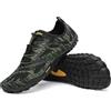 SAGUARO Barefoot Shoes Uomo Scarpe Barefoot Donna Scarpe Minimaliste Scarpe a Piedi Nudi Antiscivolo Scarpe Trail Running Traspiranti Scarpe Dita Stile:1 Verde EU Gr.41