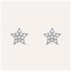 Stroili Orecchini Lobo Claire Oro Bianco Cubic Zirconia