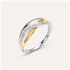 Stroili Anello Fascia Sophia Oro Bicolore Diamante