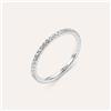 Stroili Anello Eternity Claire Oro Bianco Cubic Zirconia