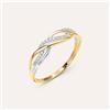 Stroili Anello Fascia Sophia Oro Bicolore Diamante