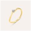 Stroili Anello Solitario Claire Oro Giallo Cubic Zirconia