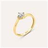Stroili Anello Solitario Claire Oro Giallo Cubic Zirconia