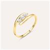 Stroili Anello Trilogy Claire Oro Giallo Cubic Zirconia
