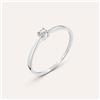 Stroili Anello Solitario Claire Oro Bianco Cubic Zirconia