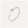 Stroili Anello Solitario Claire Oro Bianco Cubic Zirconia