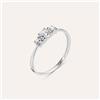 Stroili Anello Trilogy Claire Oro Bianco Cubic Zirconia