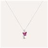 Stroili Collana Charlotte Oro Bianco Rubino