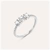 Stroili Anello Trilogy Claire Oro Bianco Cubic Zirconia
