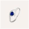 Stroili Anello Solitario Charlotte Oro Bianco Zaffiro Diamante