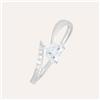 Stroili Anello Solitario Claire Oro Bianco Cubic Zirconia