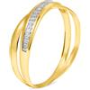 Stroili Anello Fascia Sophia Oro Giallo Diamante