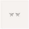 Stroili Orecchini Lobo Bon Ton Oro Bianco Cubic Zirconia