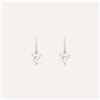 Stroili Orecchini Lobo Punto Luce Claire Oro Bianco Cubic Zirconia