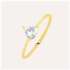 Stroili Anello Solitario Claire Oro Giallo Cubic Zirconia