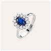 Stroili Anello Solitario Kate Charlotte Oro Bianco Zaffiro Diamante