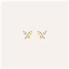Stroili Orecchini Lobo Bon Ton Oro Giallo Cubic Zirconia