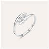 Stroili Anello Trilogy Claire Oro Bianco Cubic Zirconia