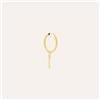 Stroili Mono Orecchino A Cerchio Toujours Oro Giallo Cubic Zirconia