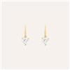 Stroili Orecchini Lobo Punto Luce Claire Oro Giallo Cubic Zirconia