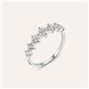 Stroili Anello Riviere Claire Oro Bianco Cubic Zirconia
