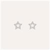 Stroili Orecchini Lobo Bon Ton Oro Bianco Cubic Zirconia