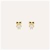 Stroili Orecchini Lobo Bon Ton Oro Giallo Cubic Zirconia