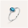 Stroili Anello Solitario Kate Amélie Oro Bianco Topazio Cubic Zirconia